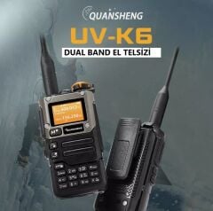 Quansheng UV-K6 DualBand El Telsizi