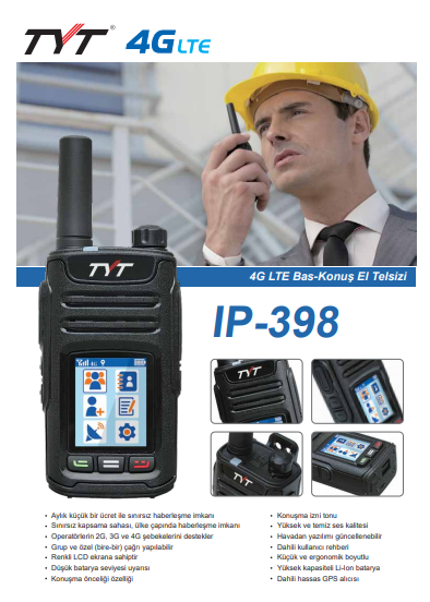 TYT IP-398 POC EL TELSİZİ